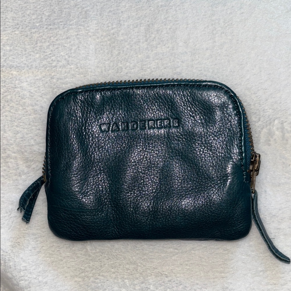 Wanderers Teal Venetian Card Leather Wallet